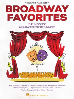 cover image of Broadway Favorites--Beginning Piano Solo Songbook
